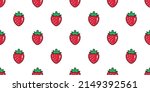 strawberry seamless pattern... | Shutterstock .eps vector #2149392561