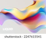 colorful fluid 3d shapes....