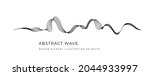 abstract waves from lines.... | Shutterstock .eps vector #2044933997