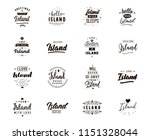 island. greeting cards  vector... | Shutterstock .eps vector #1151328044