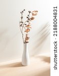 White vase isolated on wood...