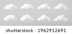 3d render of a clouds set... | Shutterstock .eps vector #1962912691