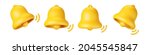 3d notification bell icon set... | Shutterstock .eps vector #2045545847