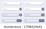 search bar for ui design. set... | Shutterstock .eps vector #1708424641