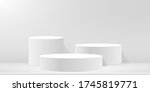 round podium or pedestal on... | Shutterstock .eps vector #1745819771
