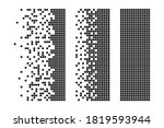 rectangle disintegration into... | Shutterstock .eps vector #1819593944