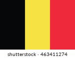 belgium flag | Shutterstock .eps vector #463411274
