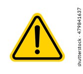 hazard warning attention sign... | Shutterstock .eps vector #479841637