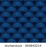 Geometric Pattern With Dotted...