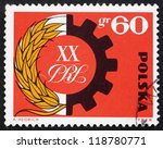 poland   circa 1964  a stamp... | Shutterstock . vector #118780771