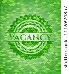 vacancy realistic green mosaic... | Shutterstock .eps vector #1116924857