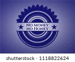 no money no honey emblem with... | Shutterstock .eps vector #1118822624