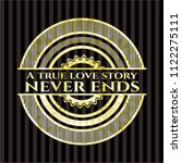 a true love story never ends... | Shutterstock .eps vector #1122275111