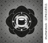 coffee cup icon inside dark... | Shutterstock .eps vector #1196118511