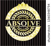 absolve golden emblem | Shutterstock .eps vector #1360348754