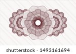 red linear rosette. vector... | Shutterstock .eps vector #1493161694