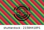 moss christmas colors style... | Shutterstock .eps vector #2158441891