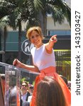 Small photo of HOLLYWOOD - JUNE 20, 2013: Jennifer Lopez receives the 2500th star on the Hollywood Walk of Fame in front of the W Hotel June 20, 2013 Hollywood, CA.