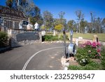 Small photo of Toowoomba, Australia – May 25, 2023: Lights on the Hill, a memorial in honour of all truckies whose trips ended too soon, in Gatton, Southern Queensland Country, Australia