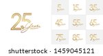 set of anniversary logotype... | Shutterstock .eps vector #1459045121