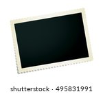 vintage photo frame | Shutterstock .eps vector #495831991