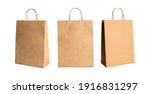 Set Of Brown Paper Bags...