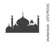 moslem icon vector illustration ... | Shutterstock .eps vector #1471792151