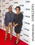 Small photo of EJ Gaines and Monica Coates (L-R) attends the ASCAP and Motown Gospel "Morning Glory" Breakfast at the Mandarin Oriental Hotel on March 24th, 2018 in Las Vegas, Nevada - USA