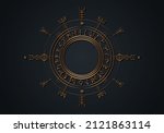viking pagan asatru runic... | Shutterstock .eps vector #2121863114