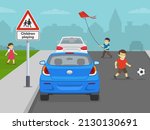 road or traffic safety rules.... | Shutterstock .eps vector #2130130691