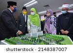 Small photo of MALAYSIA : Tuanku Aishah Rohani as Tuanku Chancellor of USIM consented to desecrate the duke to complete the Opening Ceremony of the Faculty of Medicine and Health Sciences Buildings on April 19, 2022