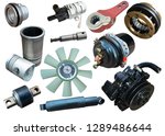 collage parts for auto isolated ... | Shutterstock . vector #1289486644