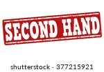 Second Hand Grunge Rubber Stamp ...