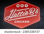 Small photo of Nashville, TN, USA - July 6, 2022: The Hot Hottie B Chicken