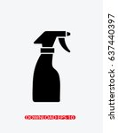 Cleaning Spray Bottle Icon ...
