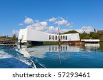 U.S.S. Arizona Memorial in Pearl Harbor.