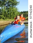 Sisters In Kayak