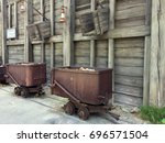 Old Rusty Rail Cars Being...