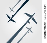 Four Airplanes Background