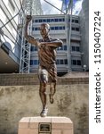 Small photo of Newcastle Upon Tyne,England on 1st Aug 2018: Statue of Alan Shearer a English retired footballer. He played as a striker in the top level of English league football and record holder for Newcastle