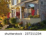 Family home and Autumn colors in Wilsonville Oregon.