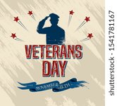 veterans day celebration with... | Shutterstock .eps vector #1541781167