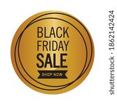 black friday sale lettering in... | Shutterstock .eps vector #1862142424
