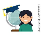 education equipment flat icons | Shutterstock .eps vector #561932611