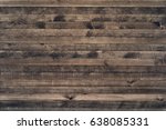Wall Of Old Wooden Plank Boards....