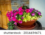 Outdoor Flower Pot With...