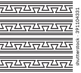 zigzag pattern old style  black ... | Shutterstock .eps vector #391104331