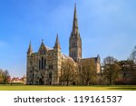 Salisbury Cathedral Front View...