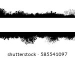 grunge distressed paintbrush... | Shutterstock . vector #585541097