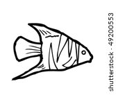 fish drawing | Shutterstock .eps vector #49200553